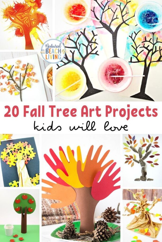 Discover over 25 fun and easy fall tree art projects for kids! Explore creative autumn crafts using leaves, acorns, apples, and more to celebrate the beauty of the season.