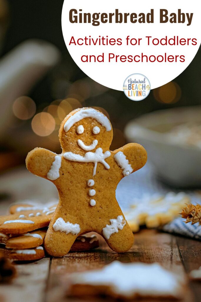 Explore Montessori Gingerbread Baby activities for toddlers and preschoolers! Winter book-themed activities and crafts, sensory play & hands-on learning fun.