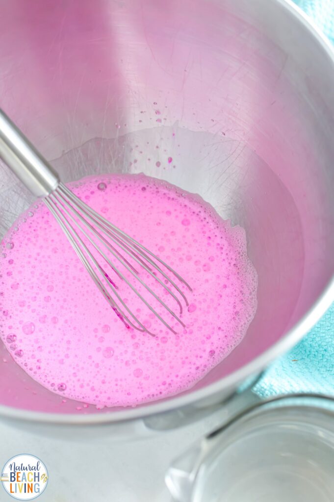 Make magical rainbow soap foam with kids! This easy homemade sensory play recipe is perfect for toddlers & preschoolers. Simple, fun & colorful!