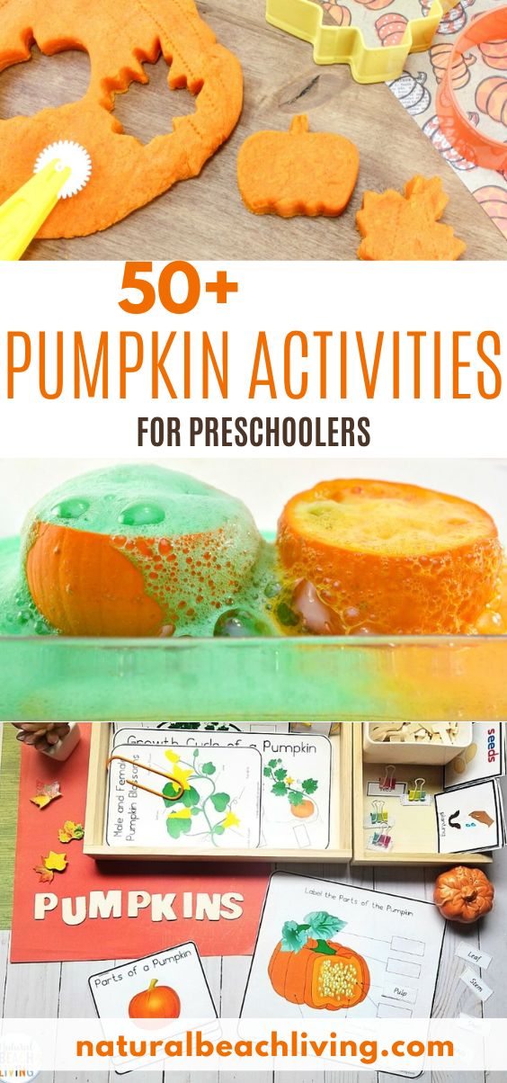 50+ Pumpkin Activities for Preschoolers