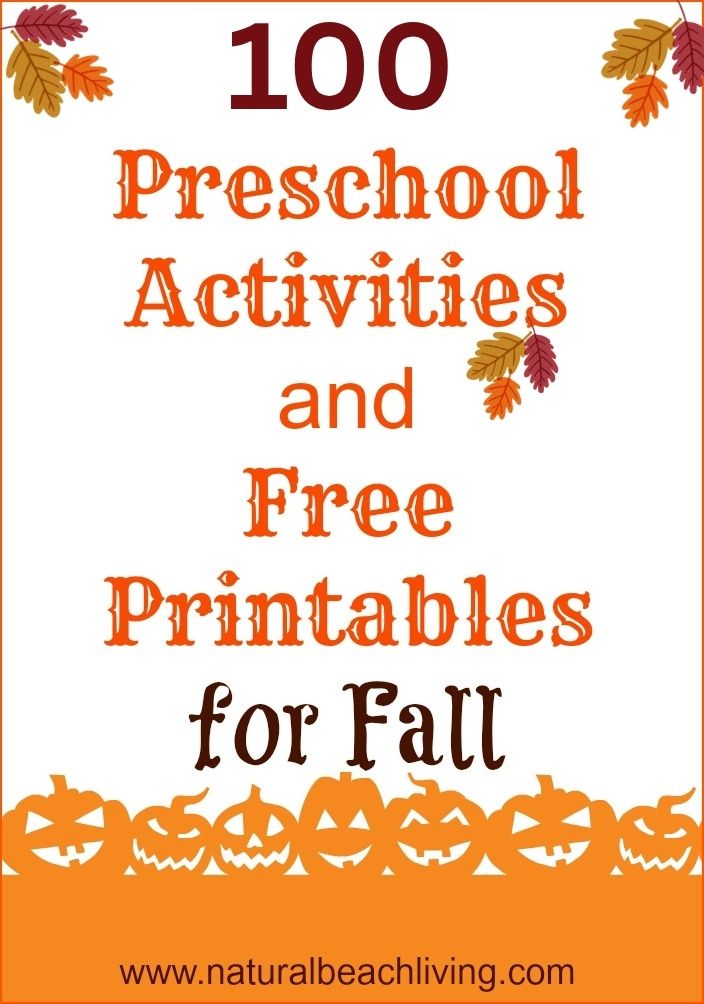 100+ FALL PRESCHOOL ACTIVITIES AND FREE PRINTABLES, Montessori activities, Fall Sensory play, Preschool Crafts, Life cycle Activities for Preschool, Preschool Themes for Pumpkins, Apples, Leaves & so much more